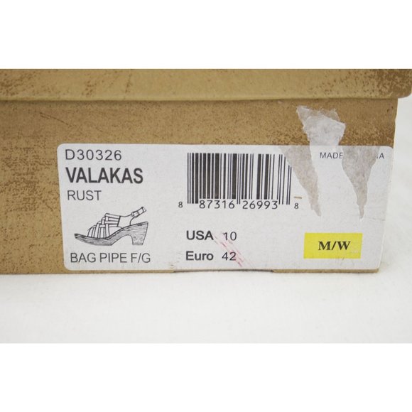 EUC Born 'Valakas' Heels | Sz 10, Rust, Brown Leather - Picture 2 of 9